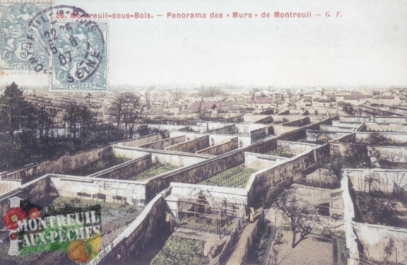 Panorama des murs de Montreuil