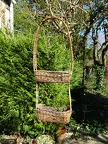 Etagère de douche : 2 bannettes (hauteur totale 70cm)